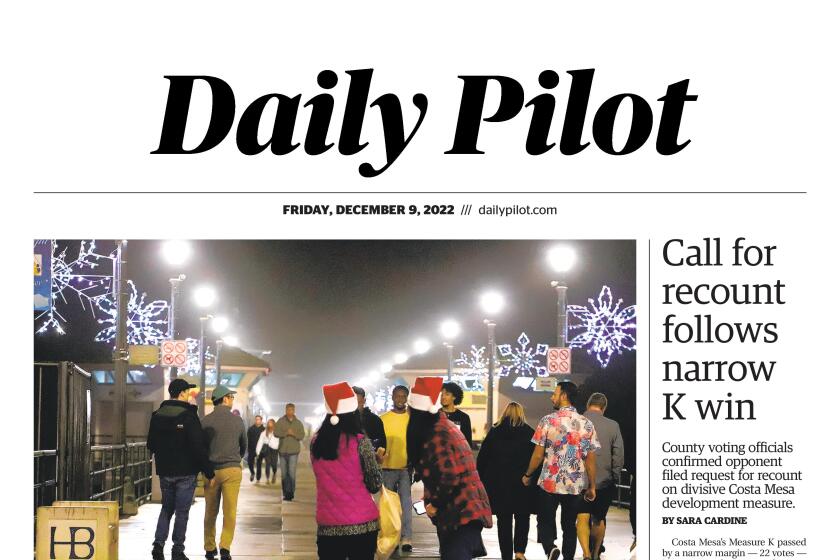 Dec. 9, 2022 Daily Pilot cover
