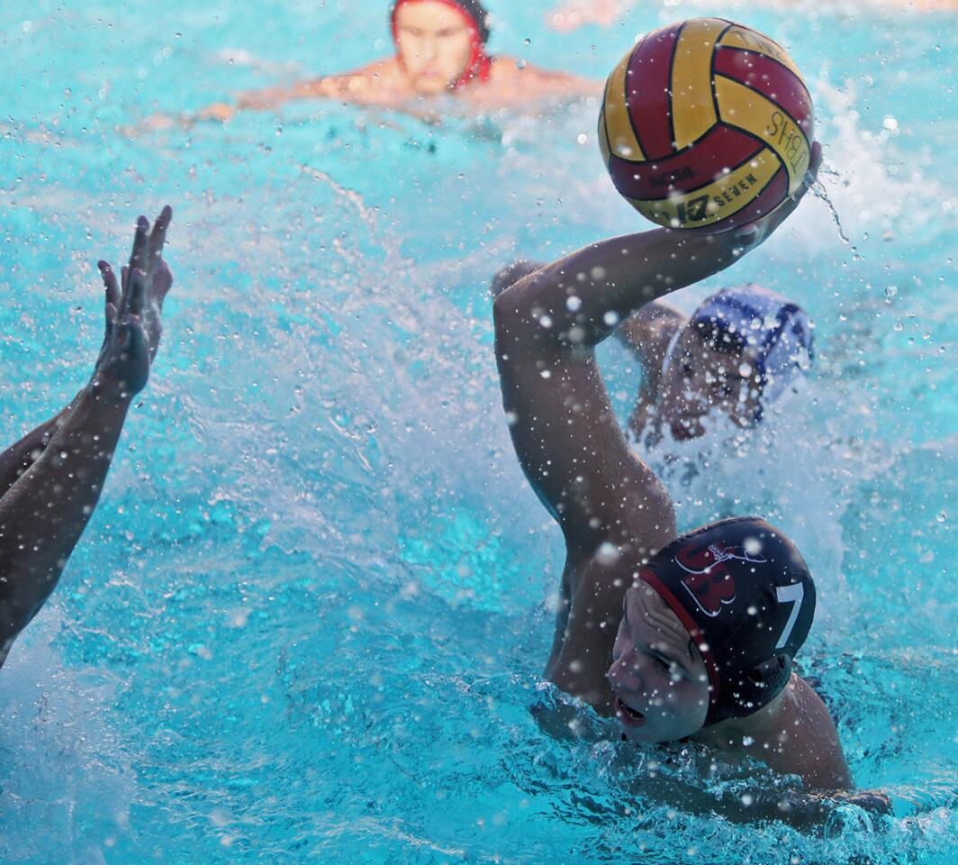 Photo Gallery: Burroughs High boys water polo vs Burbank High