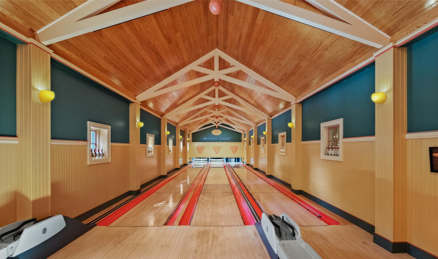 The bowling alley.