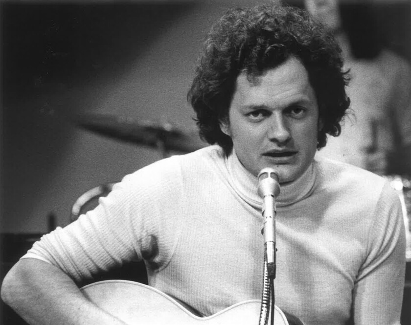 Harry Chapin performing: an image from a new documentary about him