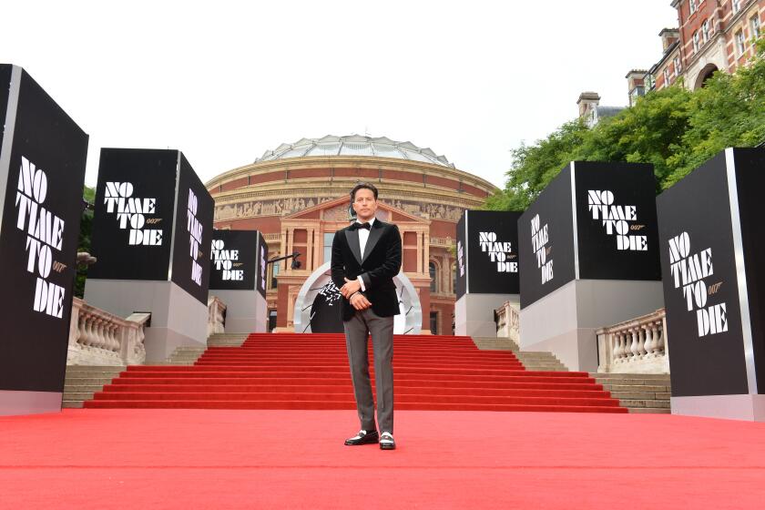 Director and Screenplay writer Cary Joji Fukunaga attends the World Premiere of 'No Time To Die'