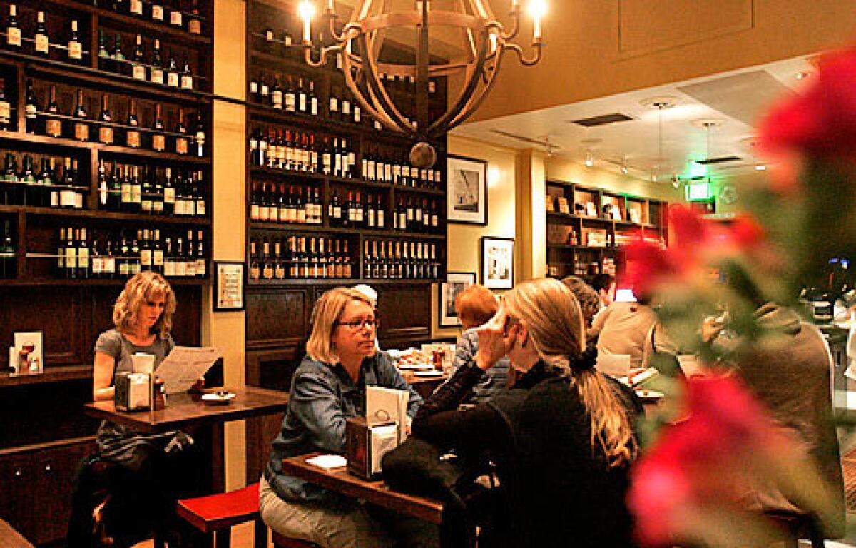 WINE BAR: Bar Pintxo, which lists about 75 wines, is Santa Monica's relaxed take on a tapas bar.