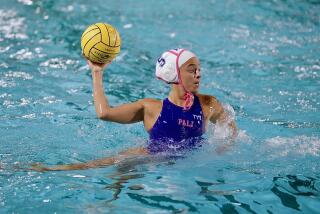 Yasmine Santini shoots for one of her three goals in Palisades' 14-11 victory over Birmingham.