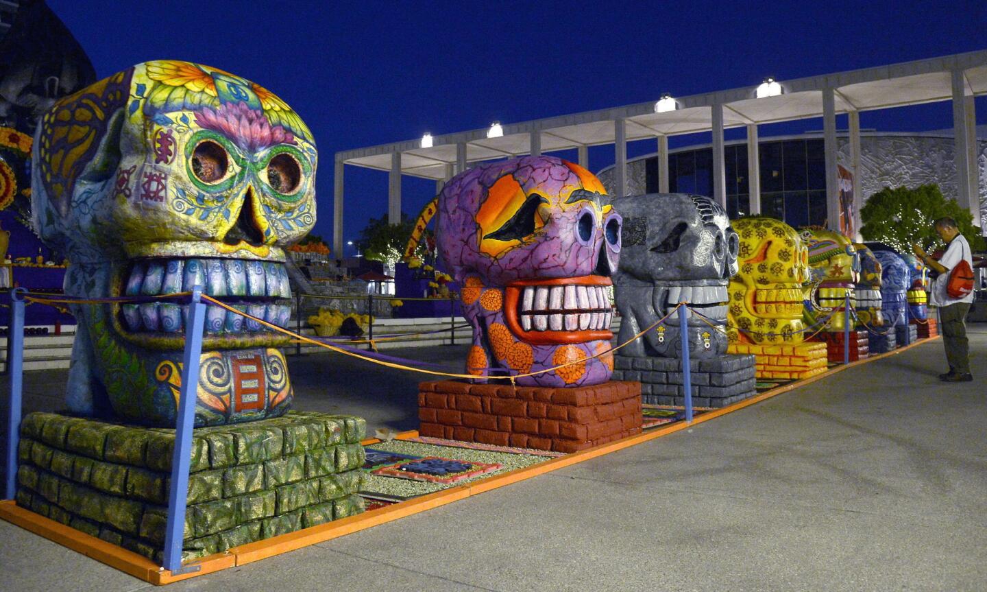 Day of the dead preparations in Los Angeles