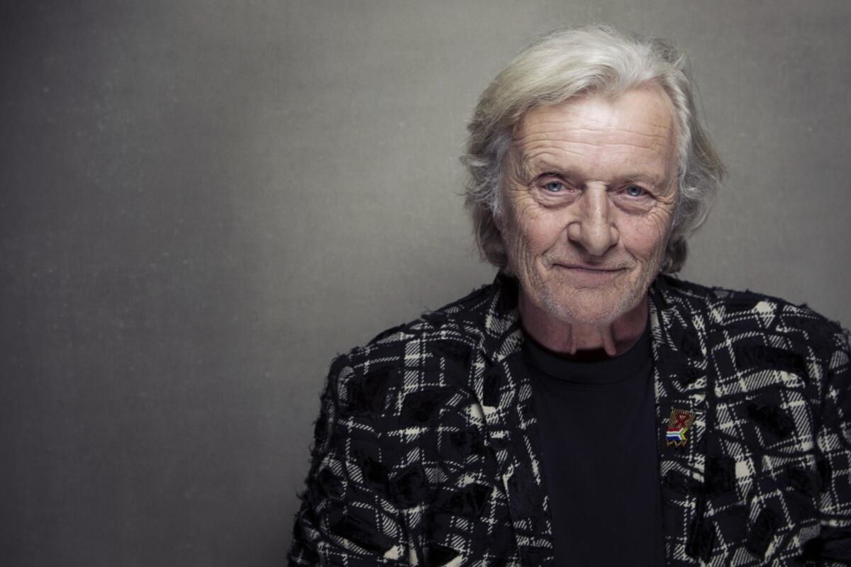 Dutch actor Rutger Hauer.