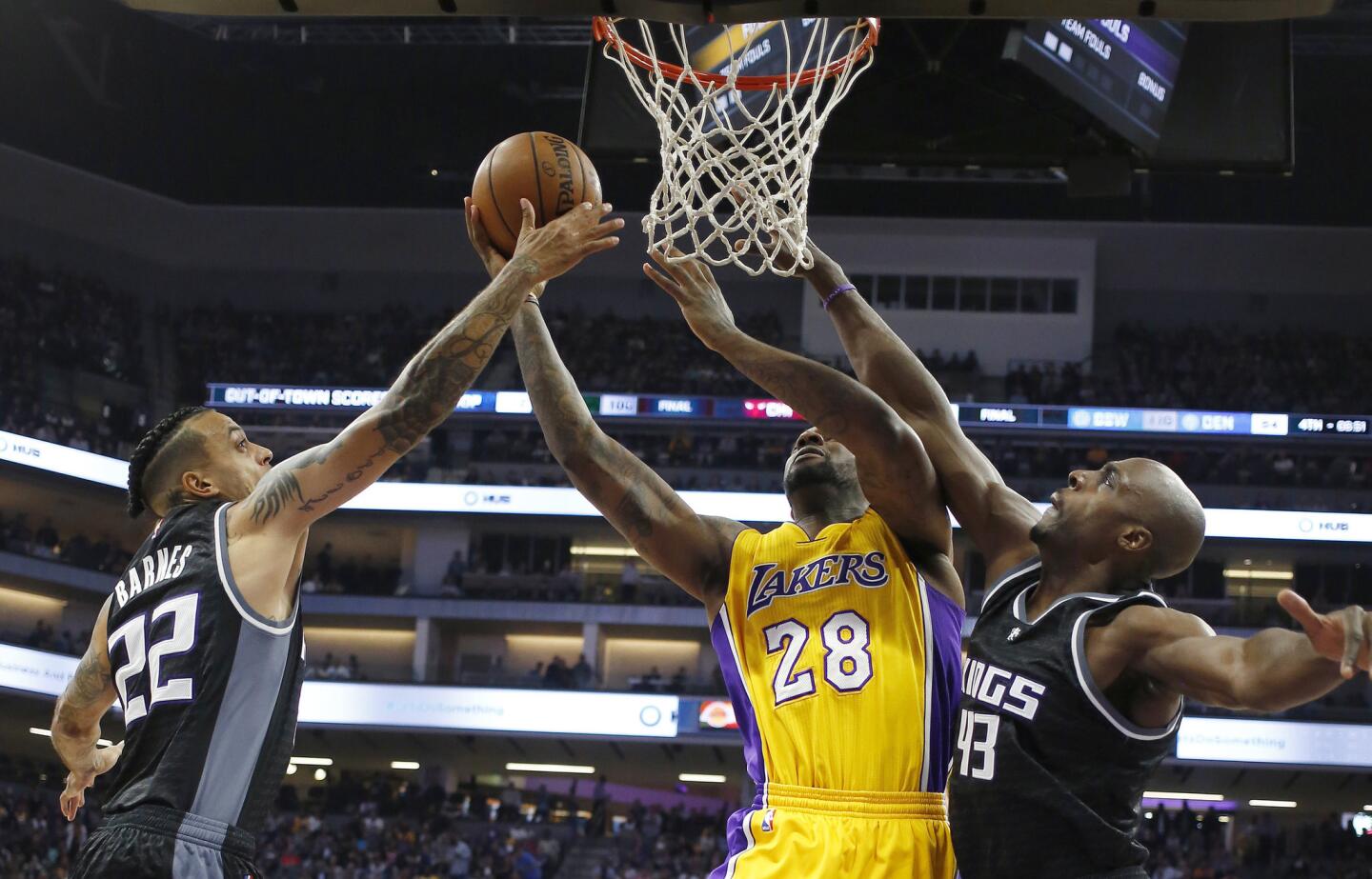 Matt Barnes, Tarik Black, Anthony Tolliver