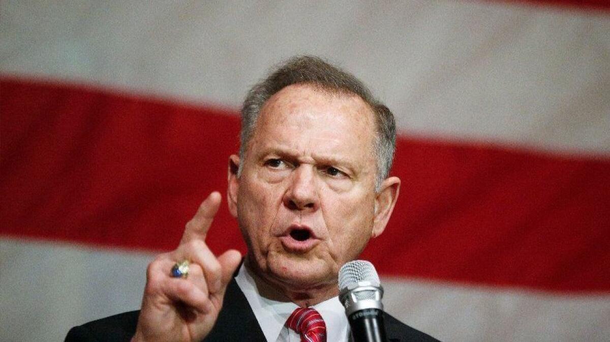 Roy Moore, shown in 2017, announced that he is running for U.S. Senate again in 2020 after losing the same race two years ago amid allegations of sexual misconduct.