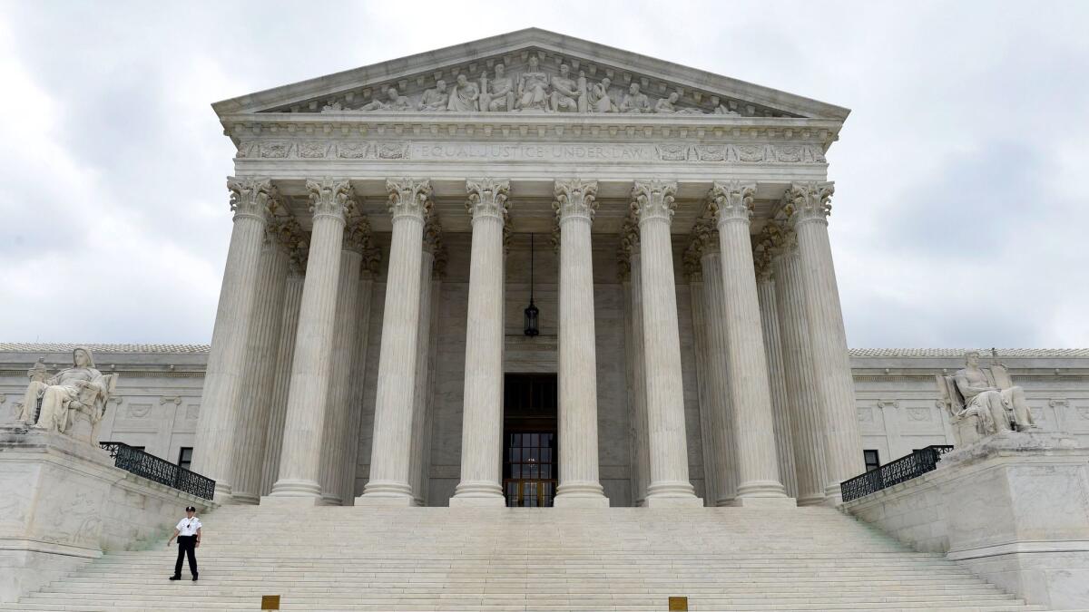 The U.S. Supreme Court in Washington on Oct. 3, 2014.