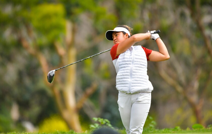 USC junior Alyaa Abdulghany at the 2019 Pac-12 Championships.