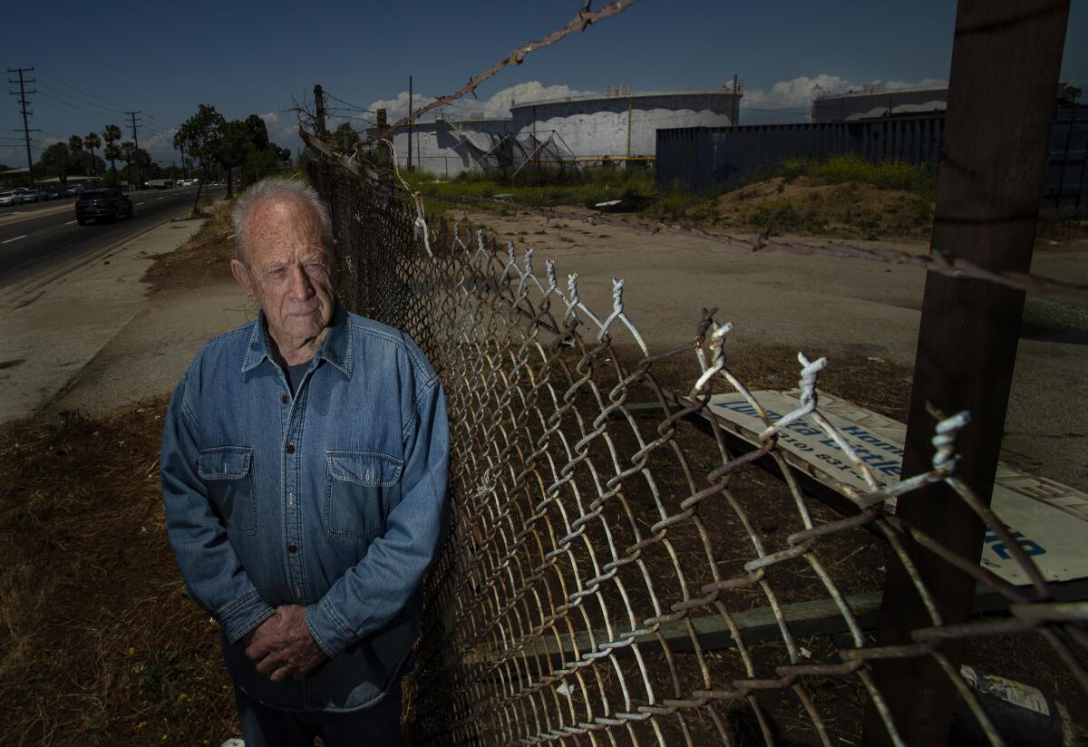 Chuck Hart, president of San Pedro Peninsula Homeowners United is against having the fueling facility reactivated.