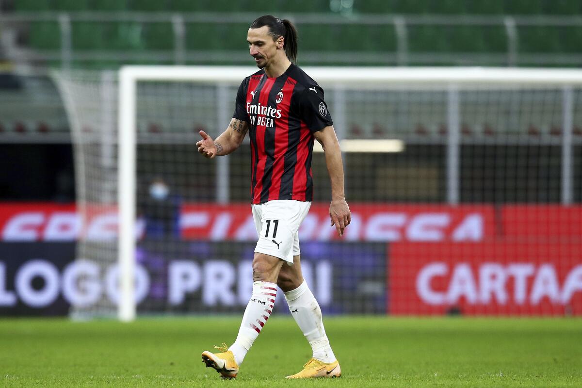 Zlatan Ibrahimovic, del Milan, 