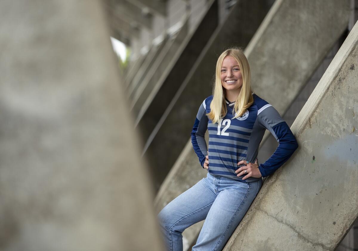 Emily Johnson, a senior midfielder for Newport Harbor, finished with six goals and a team-high 10 assists in the 2018-19 season.