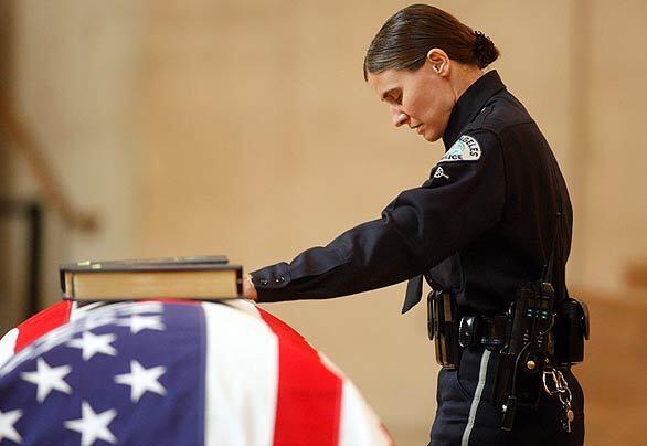 LAPD funeral -- Laura Gerritsen