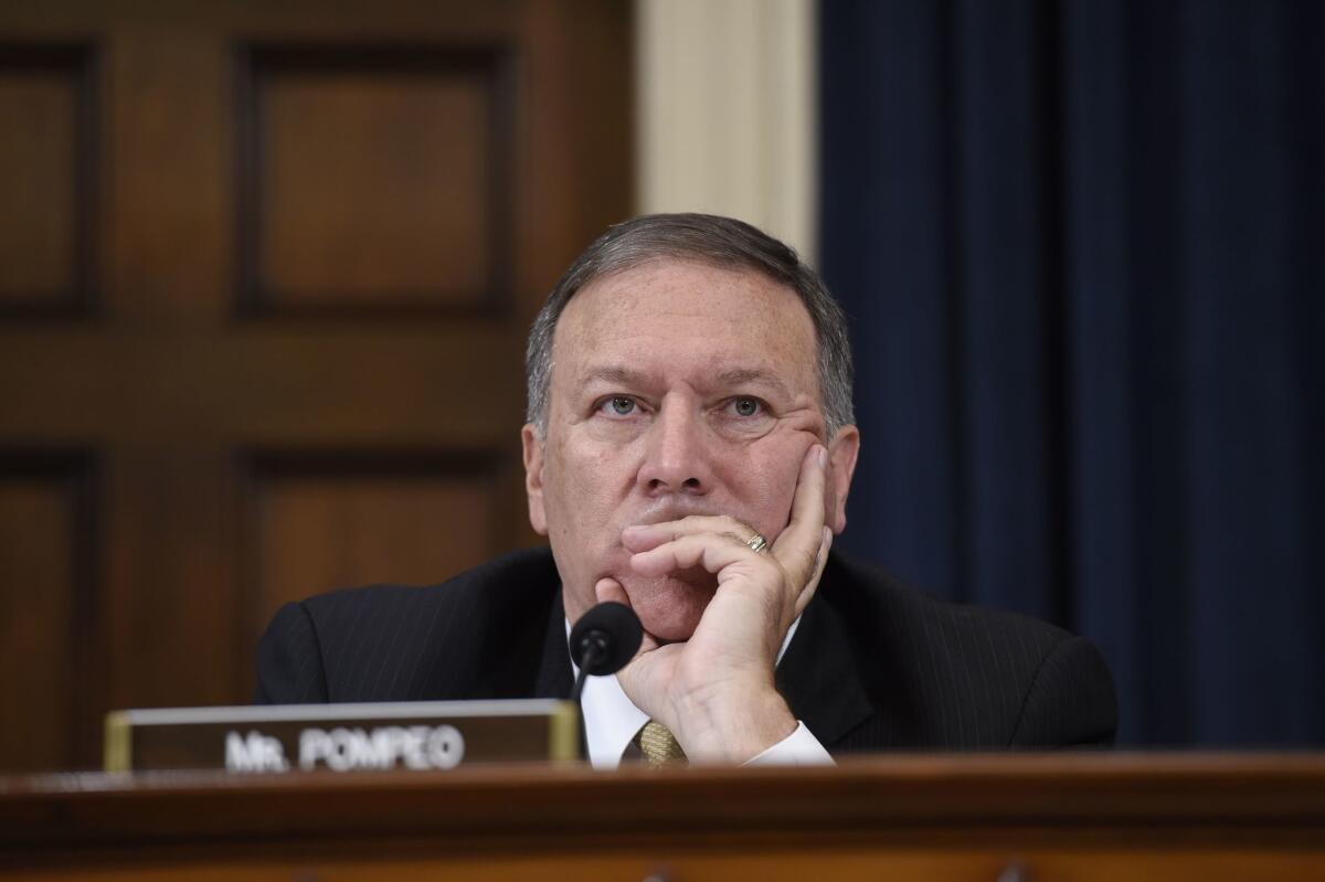 Rep. Mike Pompeo.