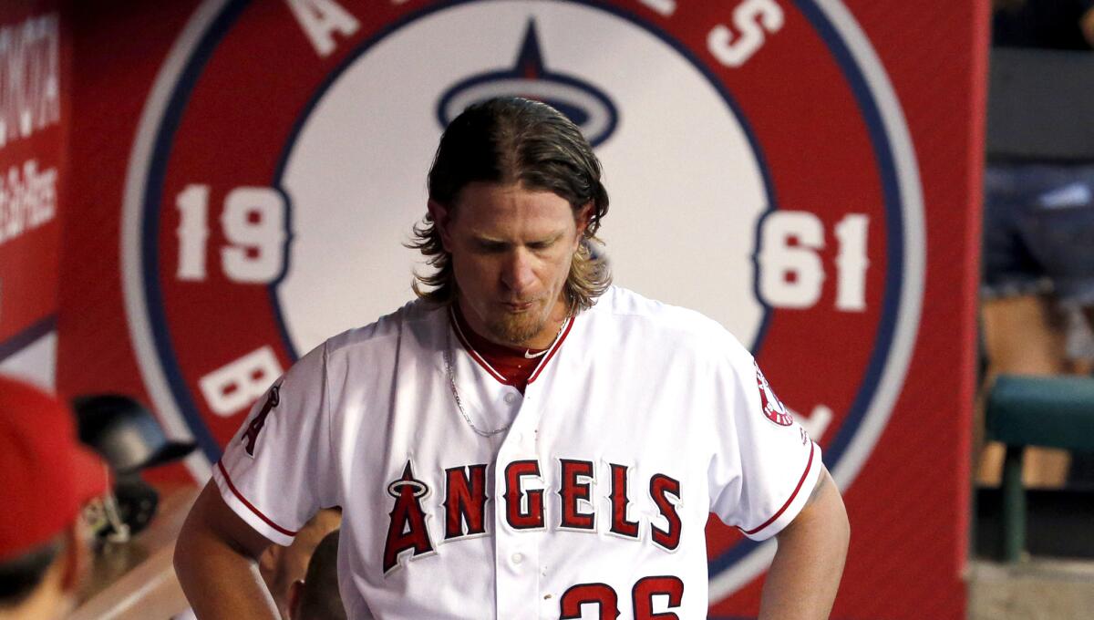 Angels starter Jered Weaver is 8-11 with a career-high 5.47 earned-run average this season.