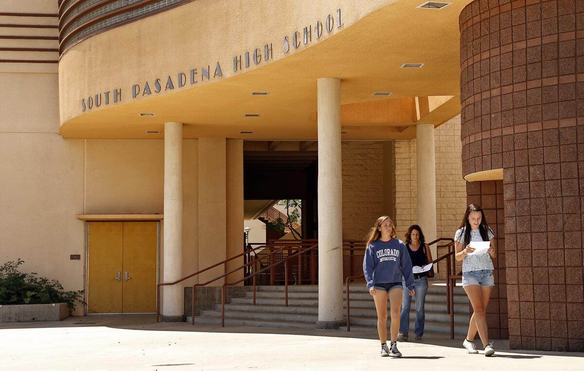 South Pasadena police are crediting vigilant school officials at South Pasadena High for helping to foil a mass shooting plot allegedly planned by two students.