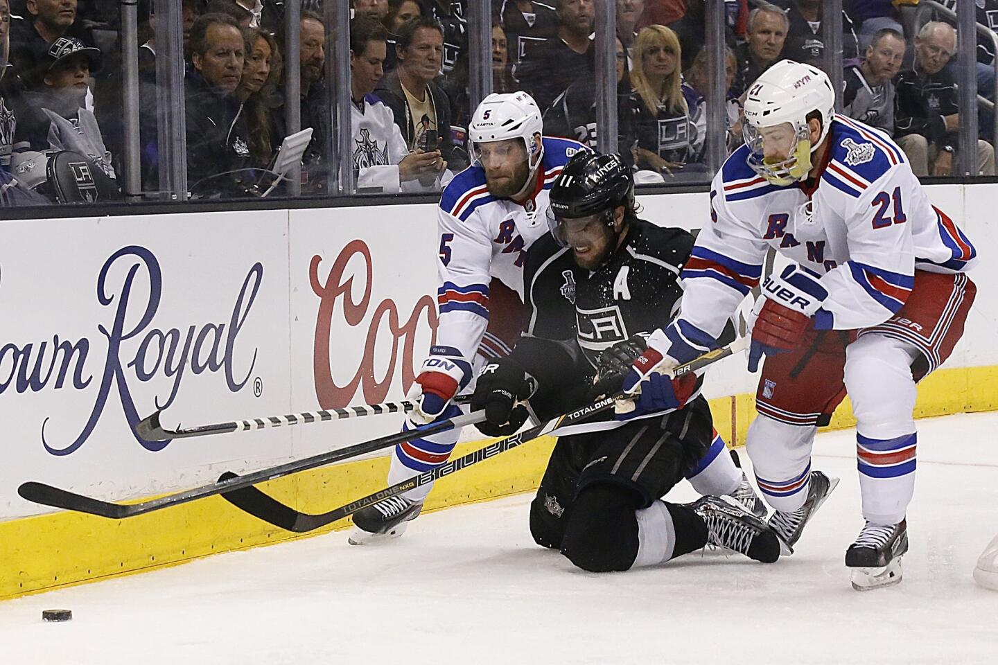 Anze Kopitar, Dan Girardi, Derek Stepan