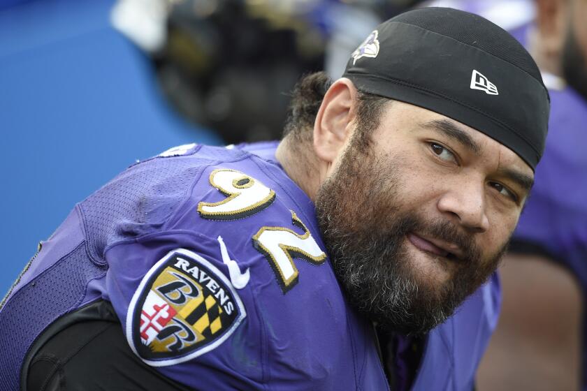 Ravens defensive tackle Haloti Ngata was suspended for the remaining four games of the season for violating the NFL's policy on performance-enhancing substances.