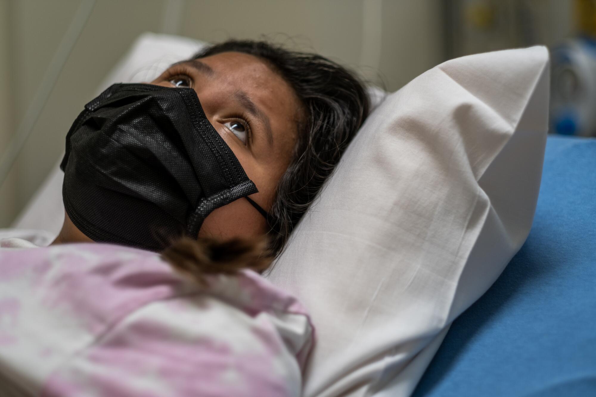 Merlina Segeda Rendon in the emergency department at Loma Linda University Children's Hospital. 