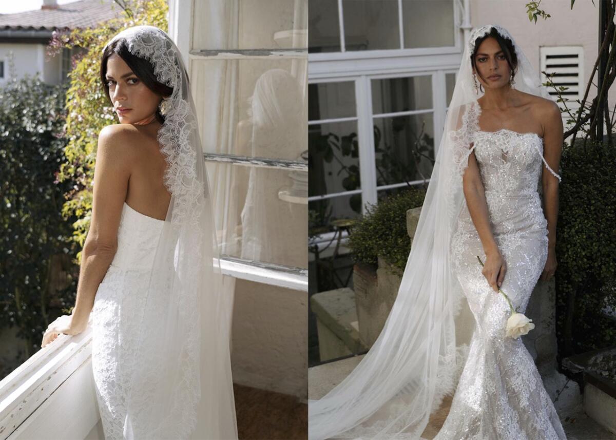Two styles from the La Creme collection by Grace Loves Lace.