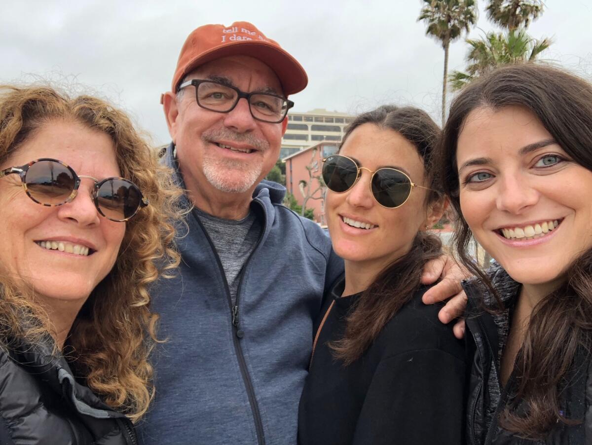 Scott Silverman is pictured with his wife, Michelle, and their daughters, Jessica and Gracie.