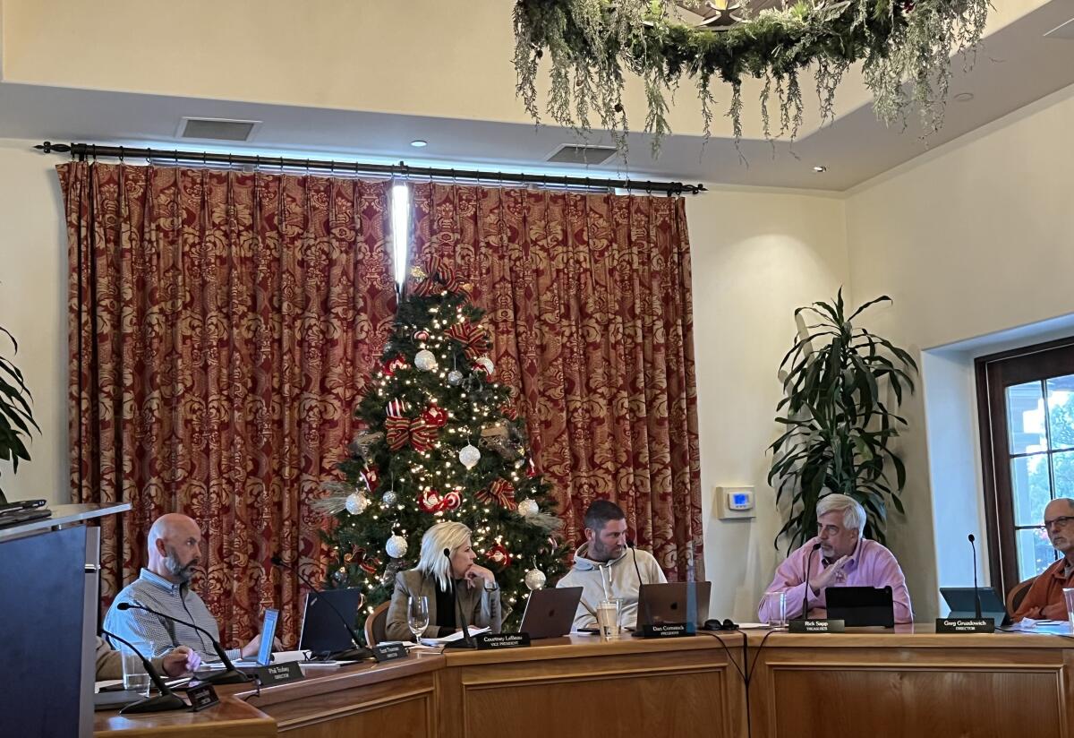 The RSF Association board meets on Dec. 1.