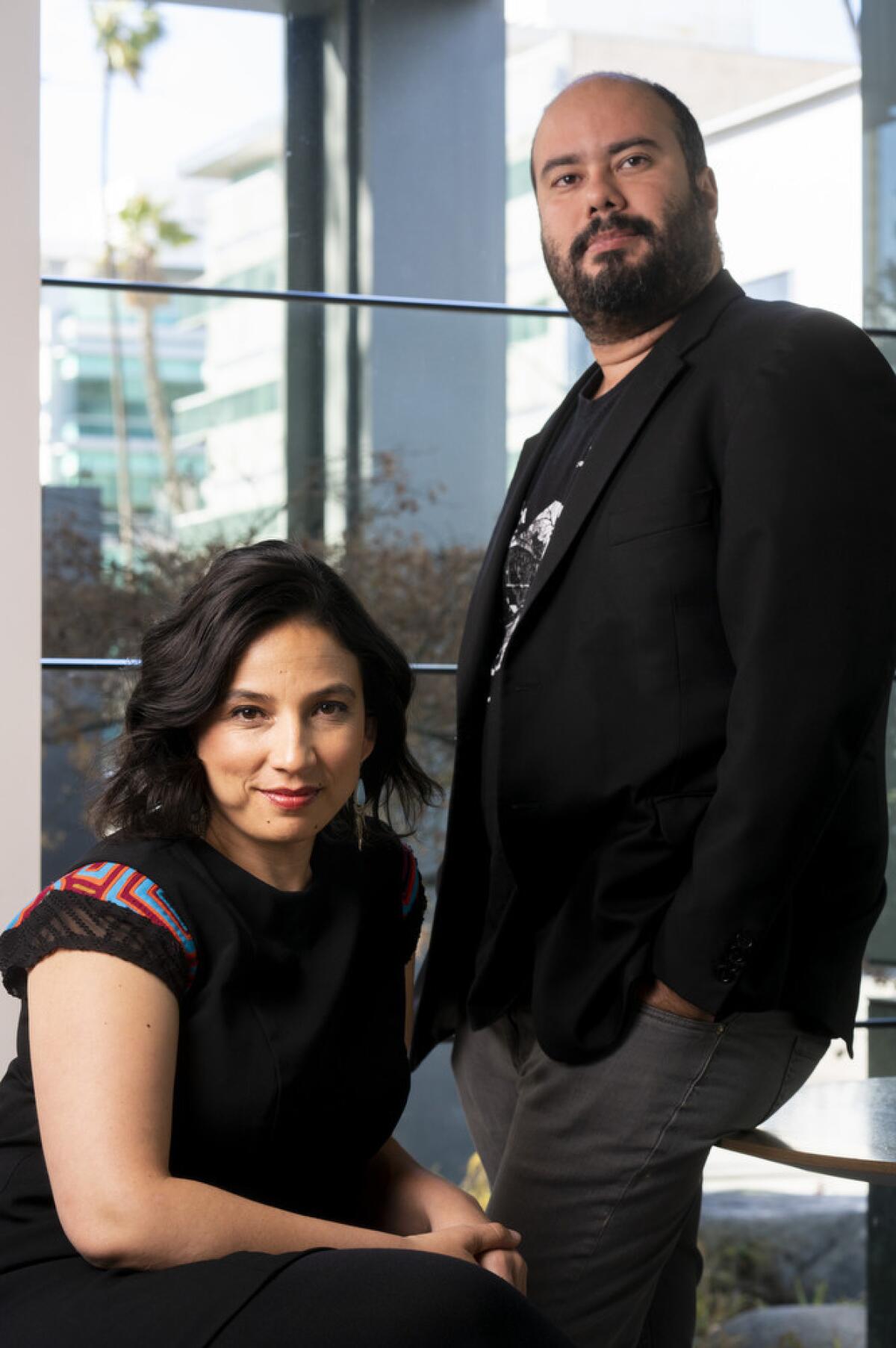 "The stories that have not been told are that of the women”: "Birds of Passage" co-director Cristina Gallego, left, with co-director Ciro Guerra.