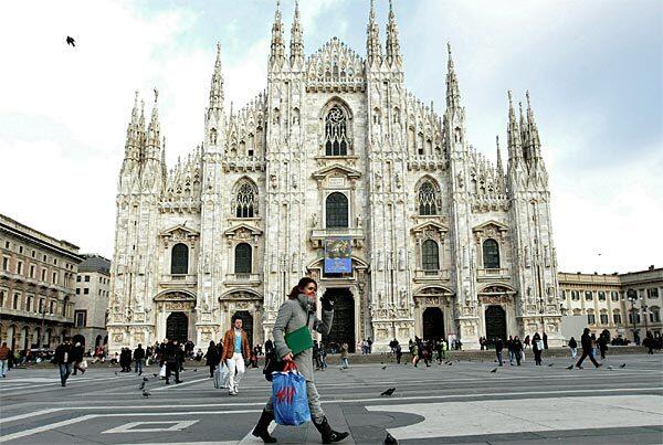 Milan's Duomo is one of the largest churches in the world.