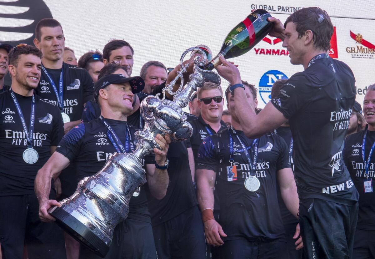 Emirates Team New Zealand wins 36th America's Cup