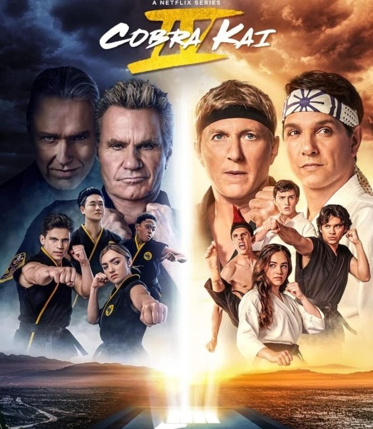 Cobra Kai, una de las producciones más exitosas de Netflix se ve alrededor del mundo en innumerables idiomas.