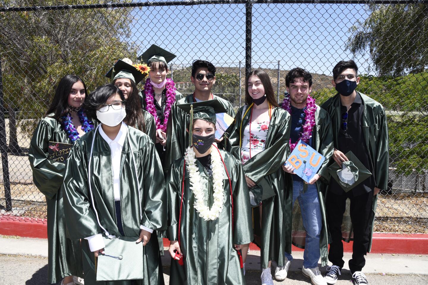 Photos: Leland High School honors their Class of 2021 with two socially  distanced graduation ceremonies