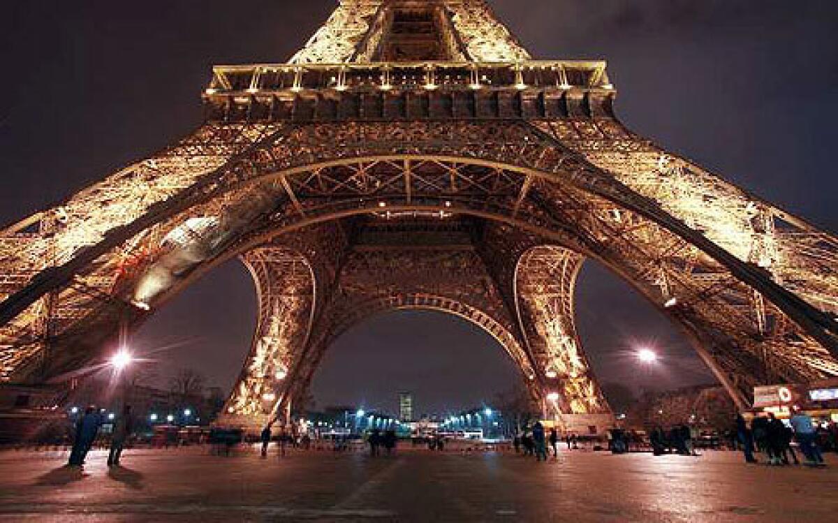 Paris signature landmark, the Eiffel Tower.