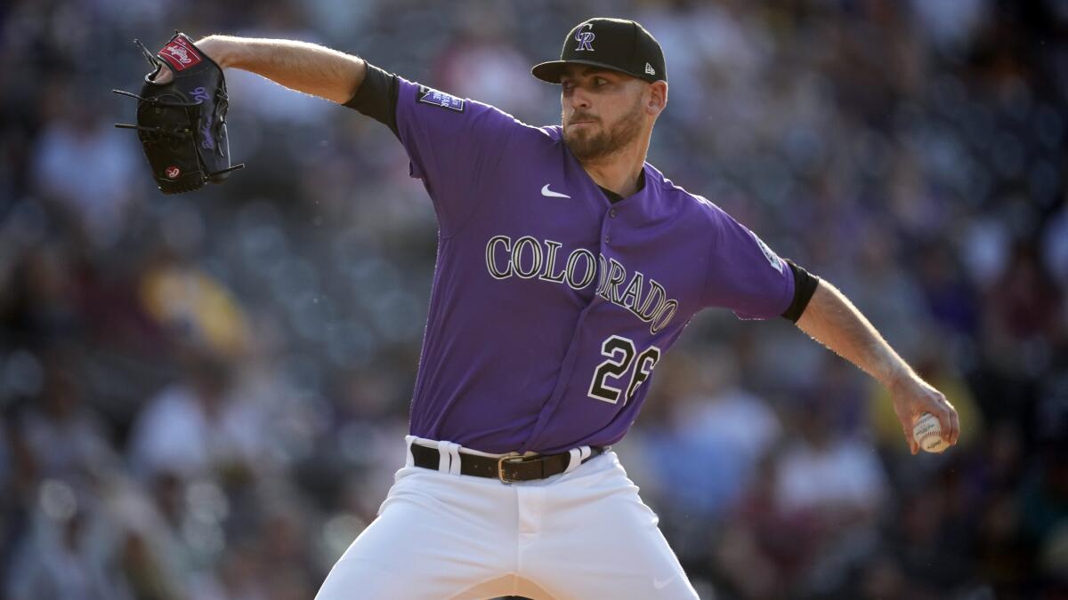 DENVER, CO - JUNE 14: Colorado Rockies right fielder Charlie