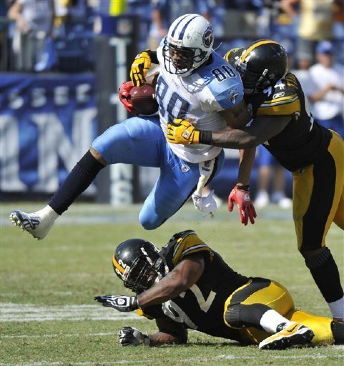 Pittsburgh Steelers linebacker Lawrence Timmons (94) tackles