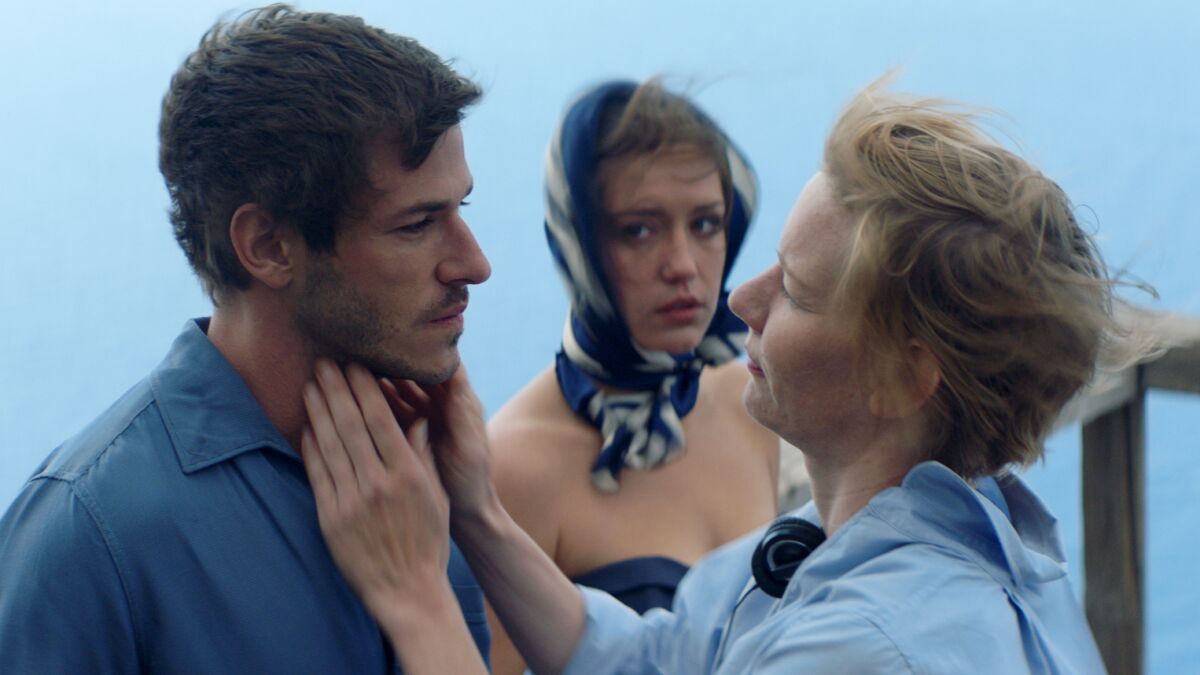 Gaspard Ulliel, left, Adèle Exarchopoulos and Sandra Hüller in the movie "Sibyl."