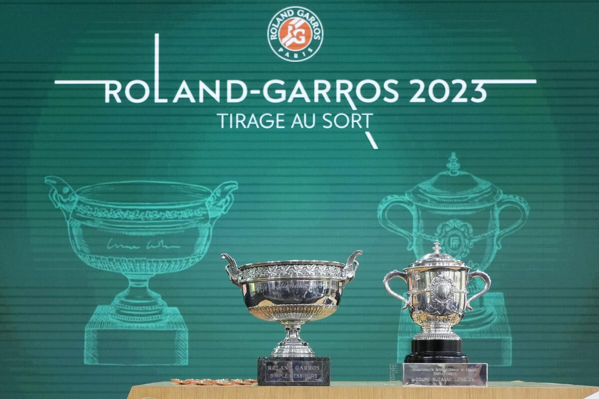 The trophies - Roland-Garros - The 2023 Roland-Garros Tournament official  site