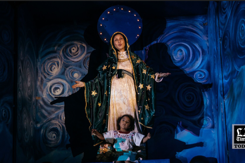 LA Times Today: Inside the Latino Theater Company's free holiday gift to L.A. — a production of La Virgen De Guadalupe