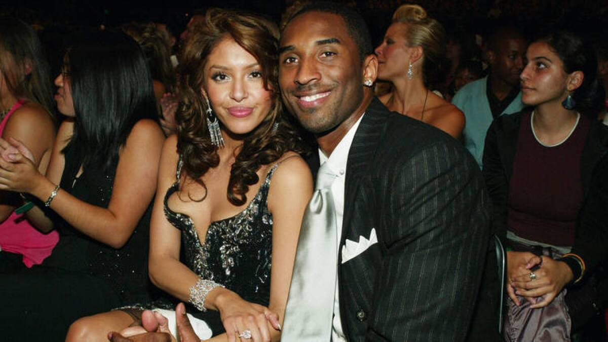Kobe y Vanessa Bryant, en los MTV Movie Awards el 5 de junio de 2004.