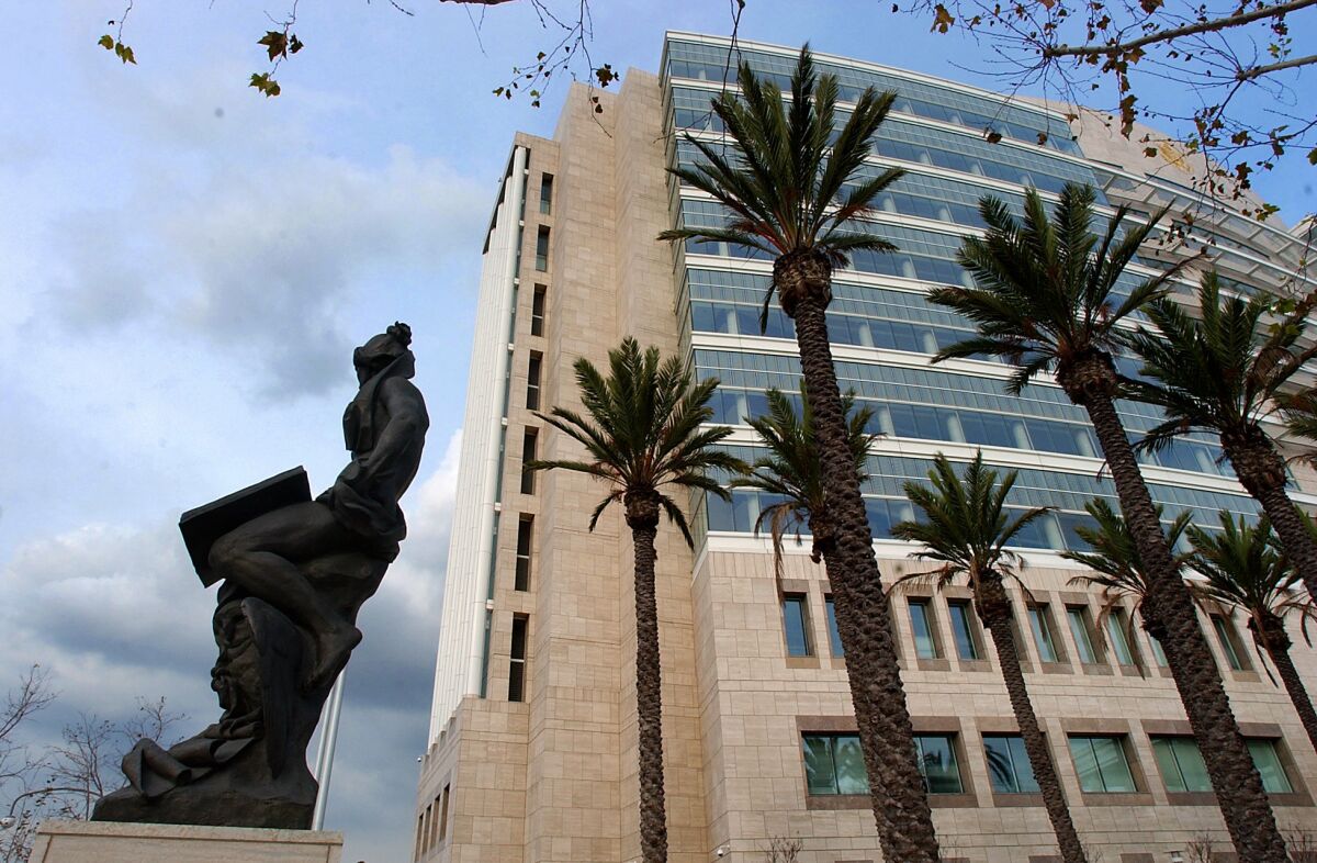 The Ronald Reagan Federal Building and U.S. Courthouse in Santa Ana.