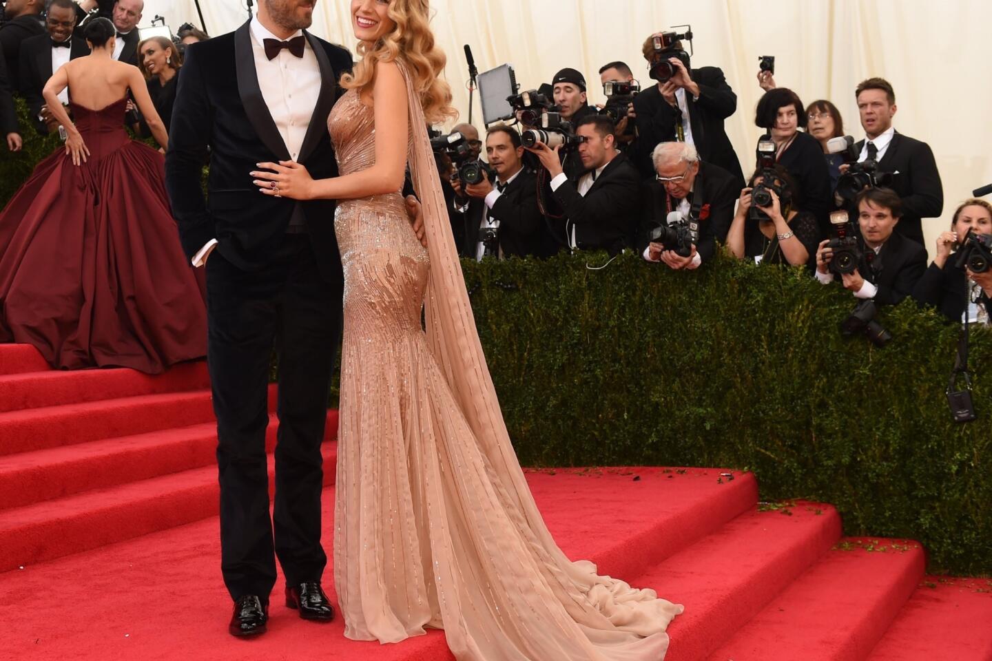 2014 Met Ball couples | Ryan Reynolds and Blake Lively