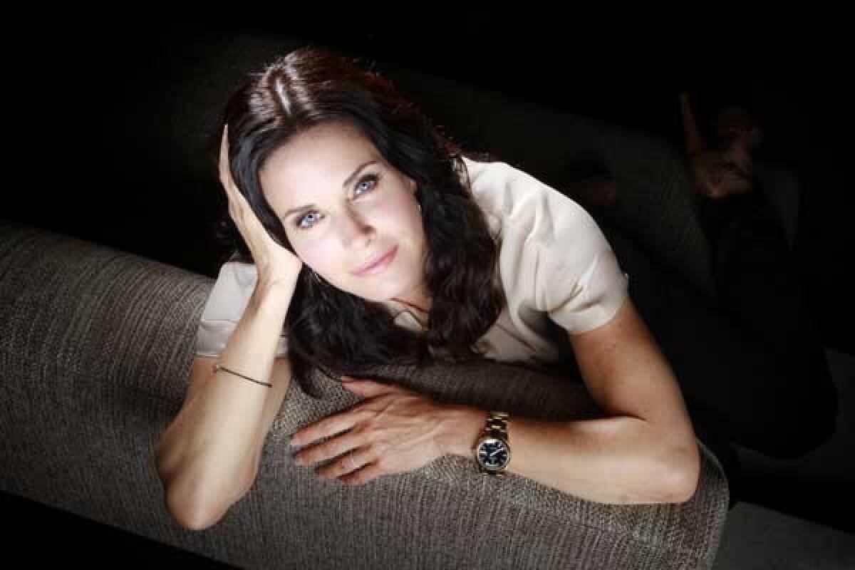 "Cougar Town's" Courteney Cox will be a guest on "The Tonight Show With Jay Leno."
