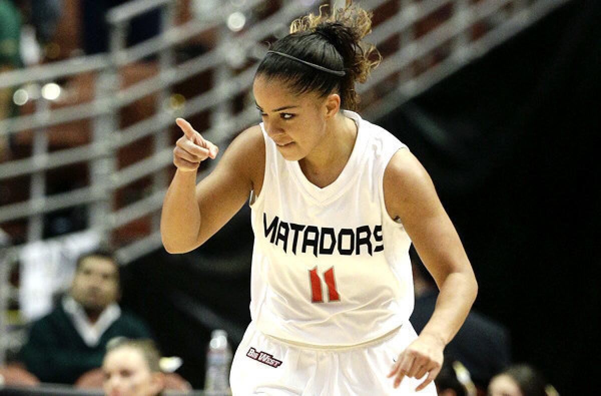 Cinnamon Lister is the second-leading scorer for Cal State Northridge at 15.3 points a game.