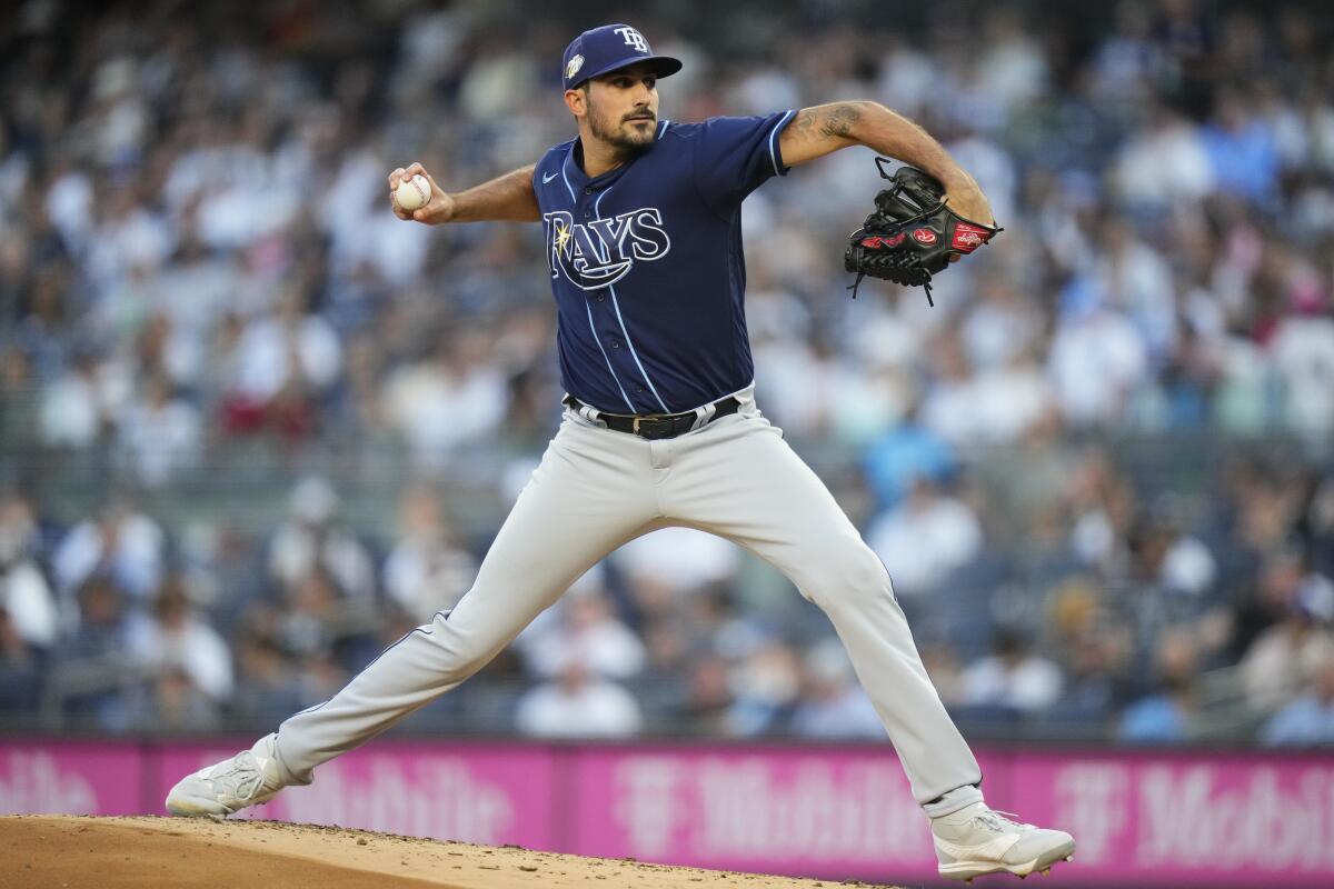 Eflin earns his 12th win as the Rays beat the Yankees 5-2