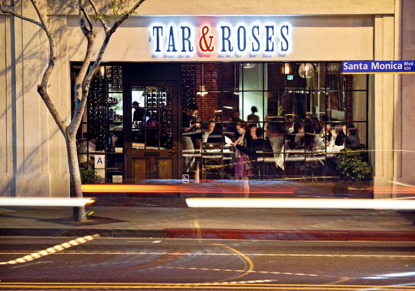 Tar & Roses is a small-plate restaurant where much of the food is cooked in a wood-burning oven.