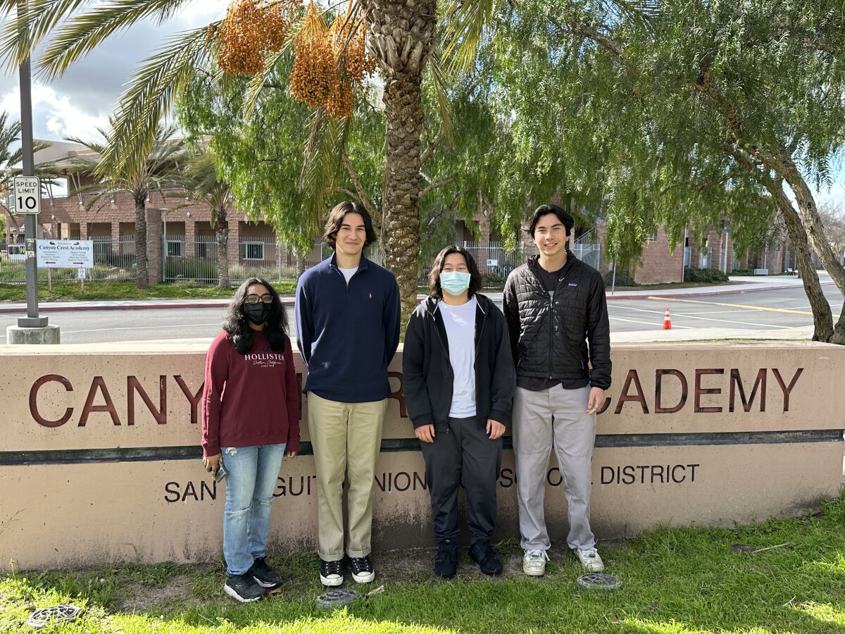 Canyon Crest Academy class offers college students real-life enterprise expertise Canyon Crest Academy class offers college students real-life enterprise expertise