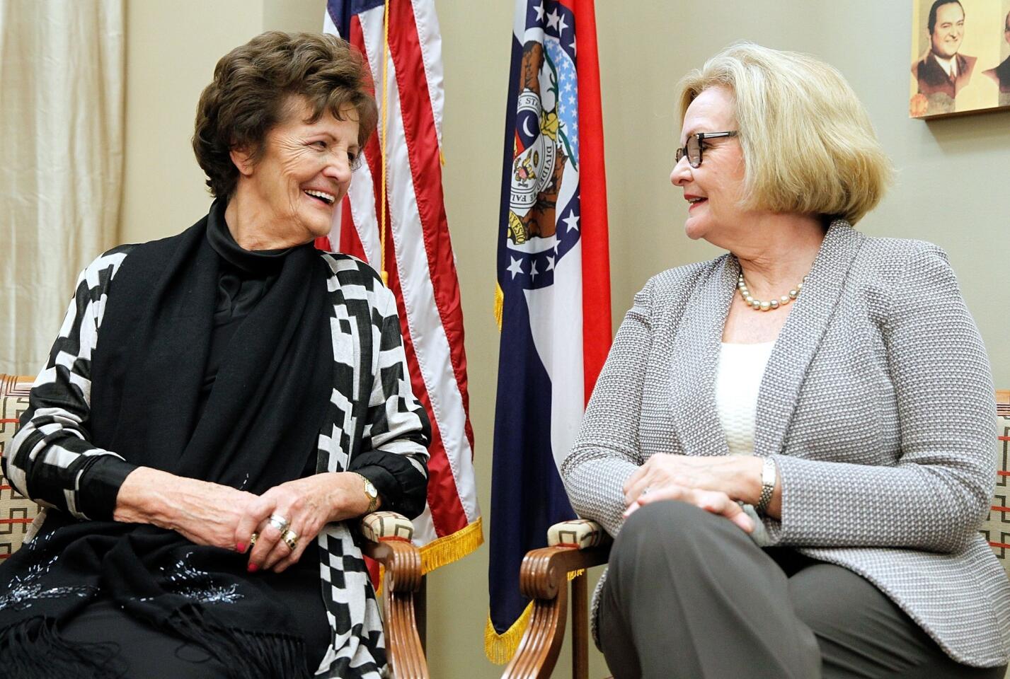 Philomena Lee and Sen. Claire McCaskill meet on new adoption initiative, the Philomena Project