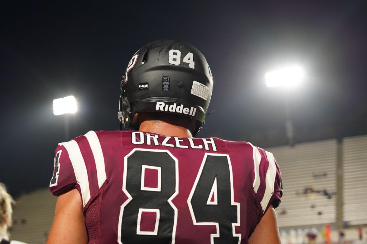 Matt Orzech was a pitcher at Azusa Pacific, and that skill set led to a job as the Cougars' long snapper.