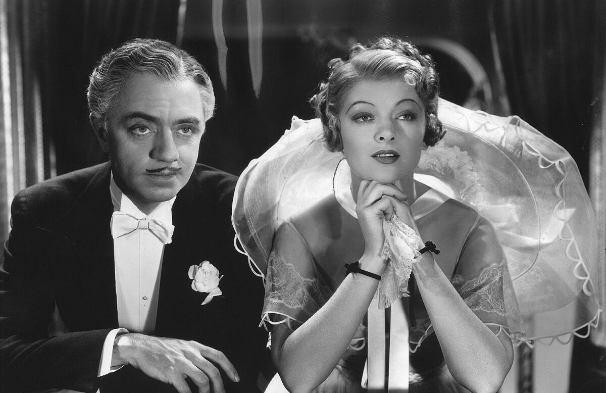 William Powell and Myrna Loy in “The Great Ziegfeld” (1936)