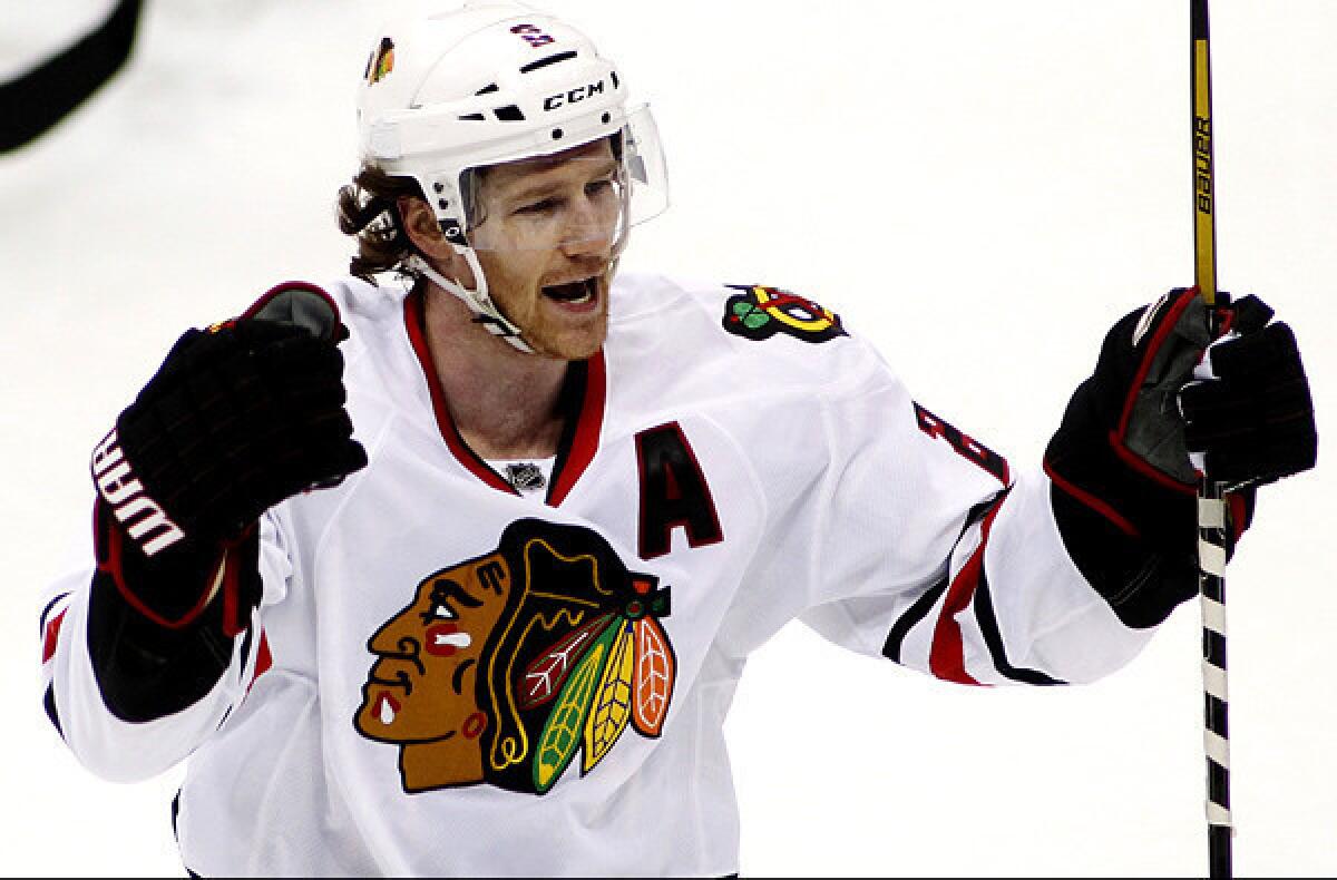 Chicago Blackhawks assistant captain and top-line defenseman Duncan Keith will miss Game 4 of the Western Conference finals on Thursday while serving a one-game suspension for high-sticking Kings forward Jeff Carter.