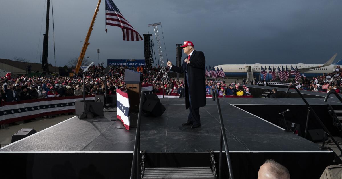 Trump, in Michigan, targets governor after alleged plot against her